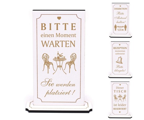 Aufsteller für tisch - aufsteller,