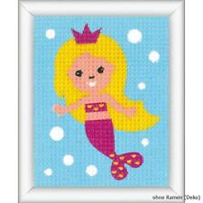 Vervaco stitch kit Mermaid, stamped, DIY