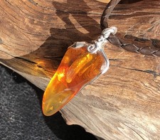 Anhänger 925 Silber Bernstein