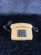 Altes Telefon Tastentelefon Deutsche Post ,,Tel 01 LX“ Beige Retro Vintage