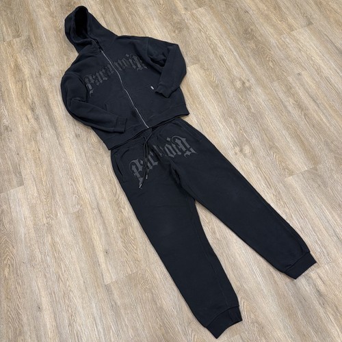 Black squad jogginganzug - black,
