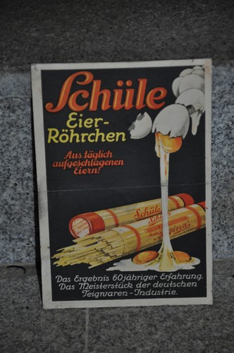Altes reklameschild 40er j - altes, 30/40er