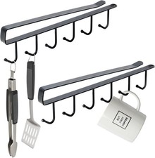 2 Stück Tassenhaken Schwarz 6
