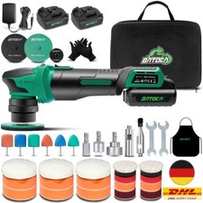 BATOCA S4 Akku Poliermaschine mit 2.5Ah Batterien Exzenter Polierer Poliergerät