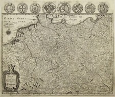 Deutschland Original Kupferstich Landkarte Merian 1641