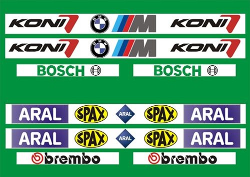Slotcar aufkleber für carrera - für,