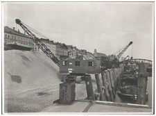 XX3305/ Hamburg Arbeiten am Hafen Foto DEMAG Duisburg, ca. 30er Jahre 23x17 cm