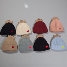 Warme Wintermütze mit Herz Motiv – 10 Farben – Damen Beanie für kalte Tage