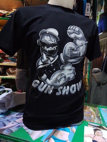 Herren shirt eisenarm popeye - eisenarm,