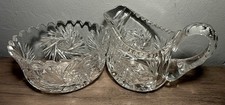 Vintage geschliffenes Glas