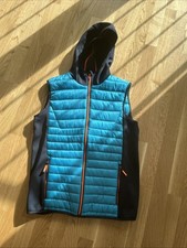 CMP - Softshellweste - Gr. 164 - NEU - Blau mit Kapuze