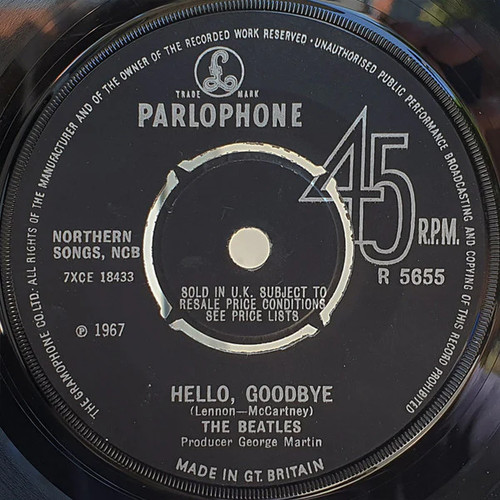 The beatles hello goodbye - beatles,