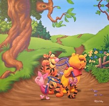 Winnie pooh wandbild - pooh,