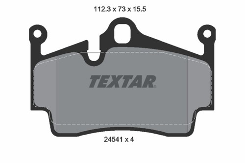 Textar bremsbelagsatz - textar,