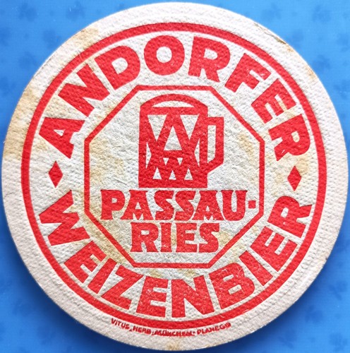 Alter bierdeckel andorfer - alter,