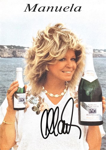 Autogramm manuela schlager - autogramm,