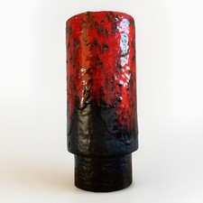 Große Keramik Vase Fat Lava