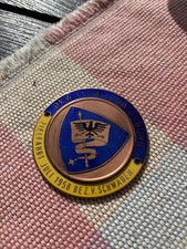 48. Badge Plakette Emblem Emailschild ADAC Juli 1958 Bez. v. Schwaben Zielfahrt