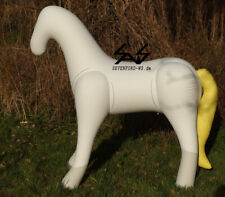 aufblasbares Pferd Pony weiß Rohling!