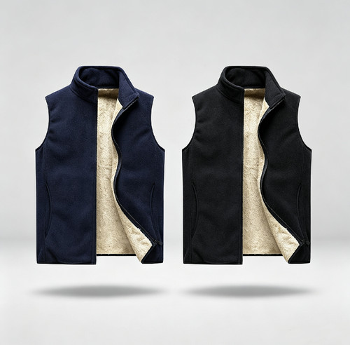 Herren winter fleece ärmellos - fleece,