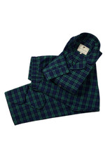 Herren Flanell Pyjama Grün