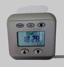 Busch-Timer Bedienelement 6412-101 mit Anleitung und Abdeckung alpha nea platin