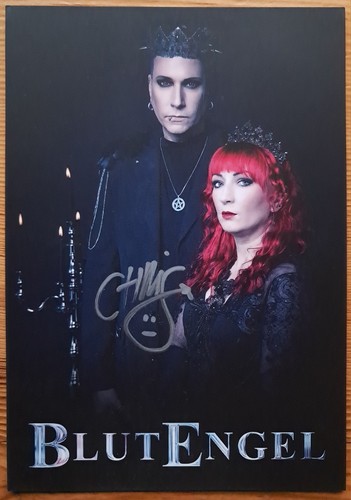 Blutengel orig autogramm - blutengel,