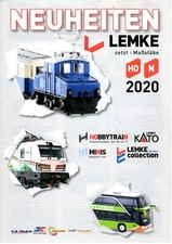 Lemke Neuheiten Doppelblatt H0 und N von 2020; guter Zustand