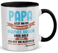 Du Wirst Papa Tasse Werdender Vater Geschenk Vatertag Schwangerschaft Mann