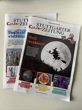 2 Ausgaben vom Oktober 2024 der Stuttgarter Kinderzeitung