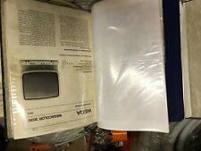 Mehrere Ordner voll mit Service Manuals Fernseher 70er / 80er Jahre
