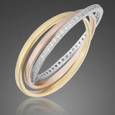 3er Ring ECHT Silber 925