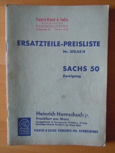 Hercules ersatzteileliste 1959 - hercules,