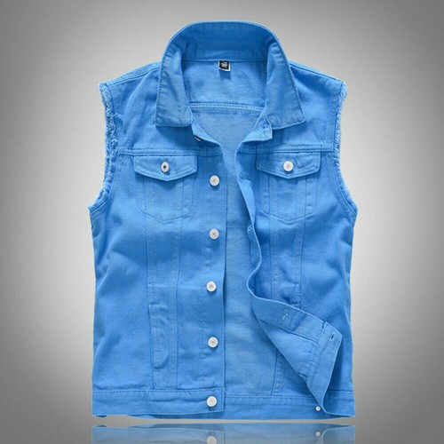 Herren jeans weste - jeans, top