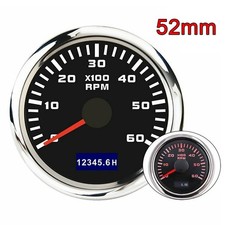 52mm 0-6000 RPM Drehzahlmesser