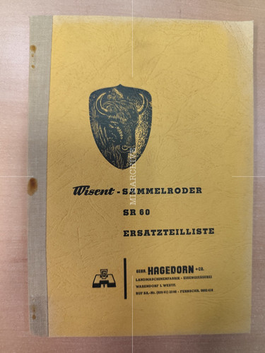 Wisent sammelroder 60 - sr,