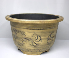 Pflanzkübel Antik Gold