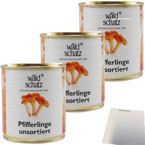 Waldschatz pfifferlinge 3er - pfifferlinge,