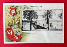 Prägedruck Litho AK KIEL um
