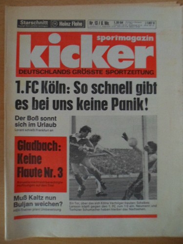 Kicker 1978 schalke - 13,