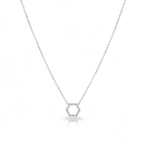 Halskette 585 gold zirkonia - 585,
