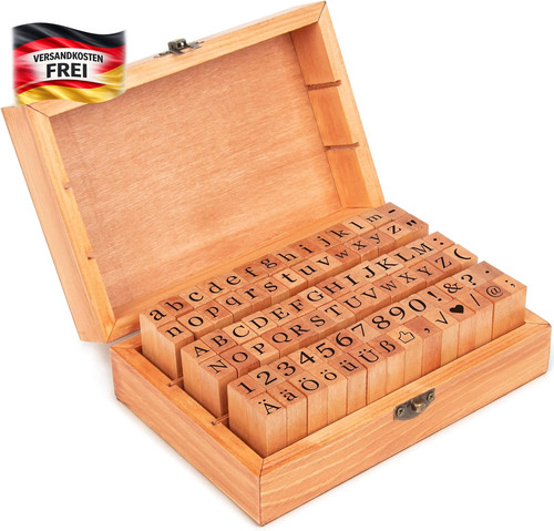 Holzstempel set tlg - set, 84-tlg