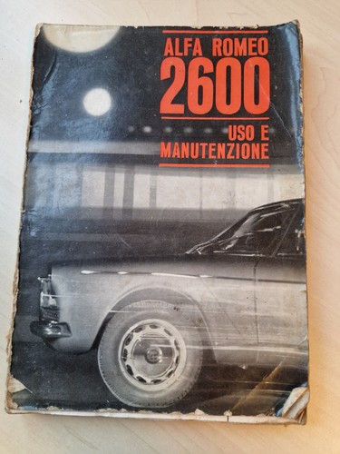 Alfa romeo 2600 uso - uso, e