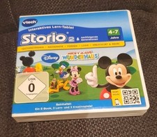 Vtech Storio 2 Spiel Micky maus Wunderhaus Disney Lernspiel 4-7 Jahre 