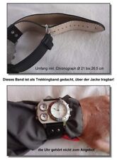 XXXL Aviator / Pilot-Uhrenarmband "TREKKING" 30mm für Arm-Umfang 21 - 27 cm
