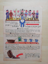 Werbeblatt Waschmittel, Werbung, Imi, Persil, Henkel, Henko, Sil, Ata, von 1935