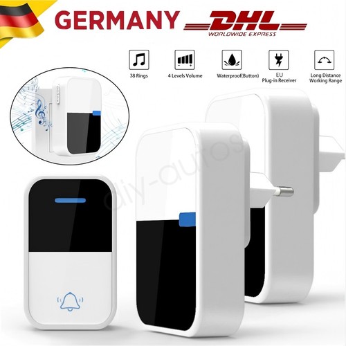 Batterielose funkklingel - batterielose,