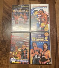 WWF VHS Wrestling 4 Stück