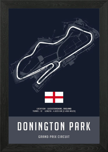 Donington park gerahmtes - park,