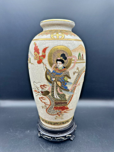Große satsuma vase - vase, auf